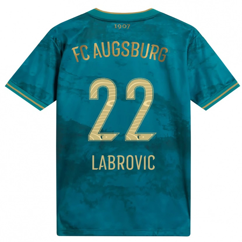 Danxen Hombre Camiseta Nediljko Labrovic #22 Verde Marrón 2ª Equipación 2026/27 La Camisa
