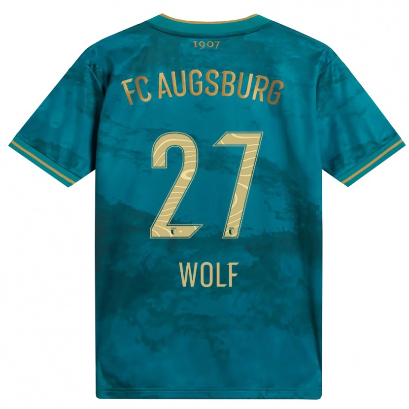 Danxen Hombre Camiseta Marius Wolf #27 Verde Marrón 2ª Equipación 2026/27 La Camisa