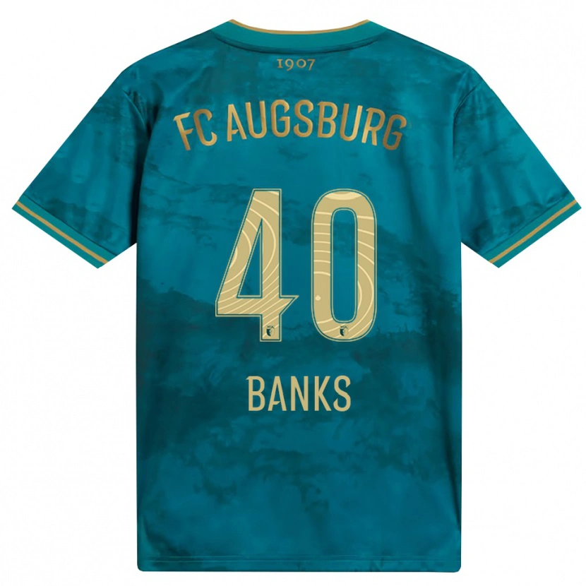 Danxen Hombre Camiseta Noahkai Banks #40 Verde Marrón 2ª Equipación 2026/27 La Camisa