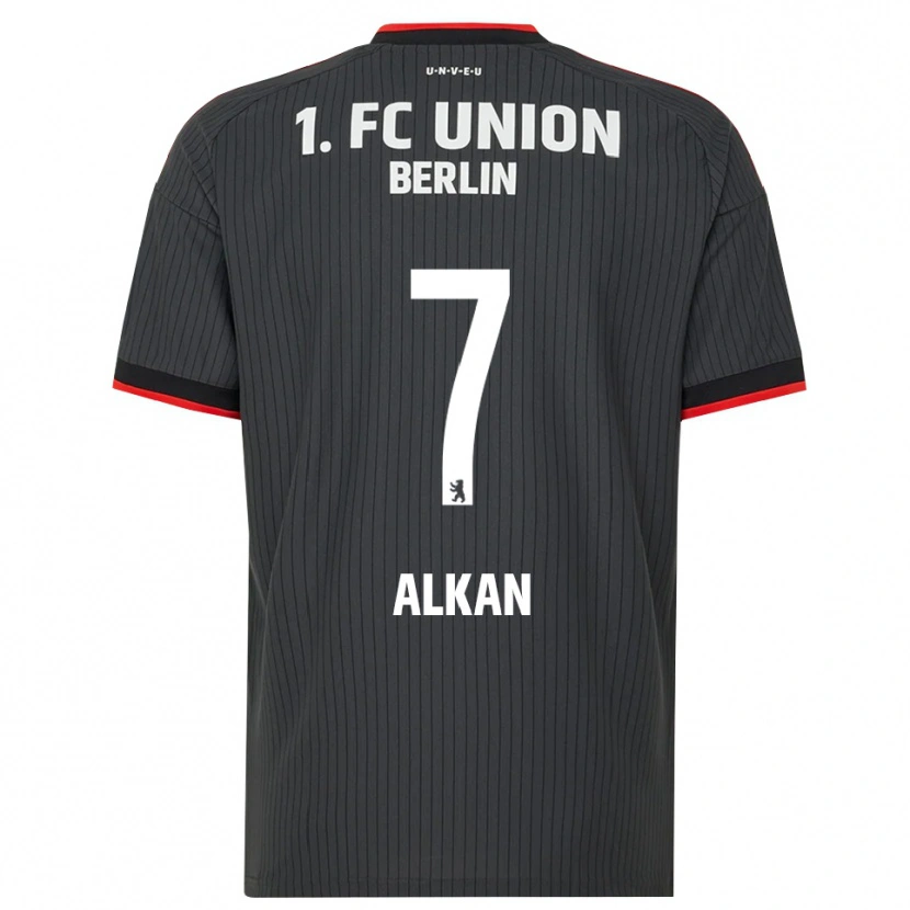Danxen Hombre Camiseta Musa Alkan #7 Negro Blanco Rojo 2ª Equipación 2026/27 La Camisa
