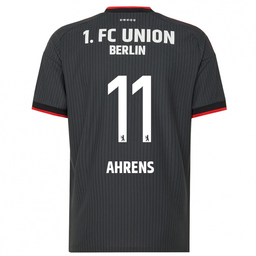 Danxen Hombre Camiseta Nunio Ahrens #11 Negro Blanco Rojo 2ª Equipación 2026/27 La Camisa