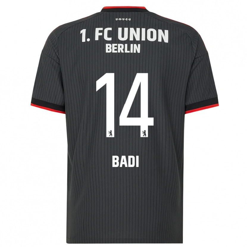 Danxen Hombre Camiseta Elias Badi #14 Negro Blanco Rojo 2ª Equipación 2026/27 La Camisa