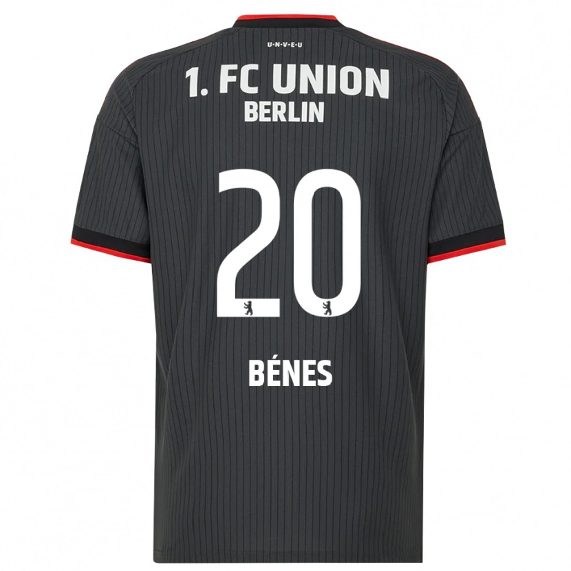 Danxen Hombre Camiseta Laszlo Benes #20 Negro Blanco Rojo 2ª Equipación 2026/27 La Camisa
