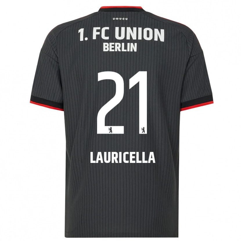 Danxen Hombre Camiseta Guiseppe Lauricella #21 Negro Blanco Rojo 2ª Equipación 2026/27 La Camisa