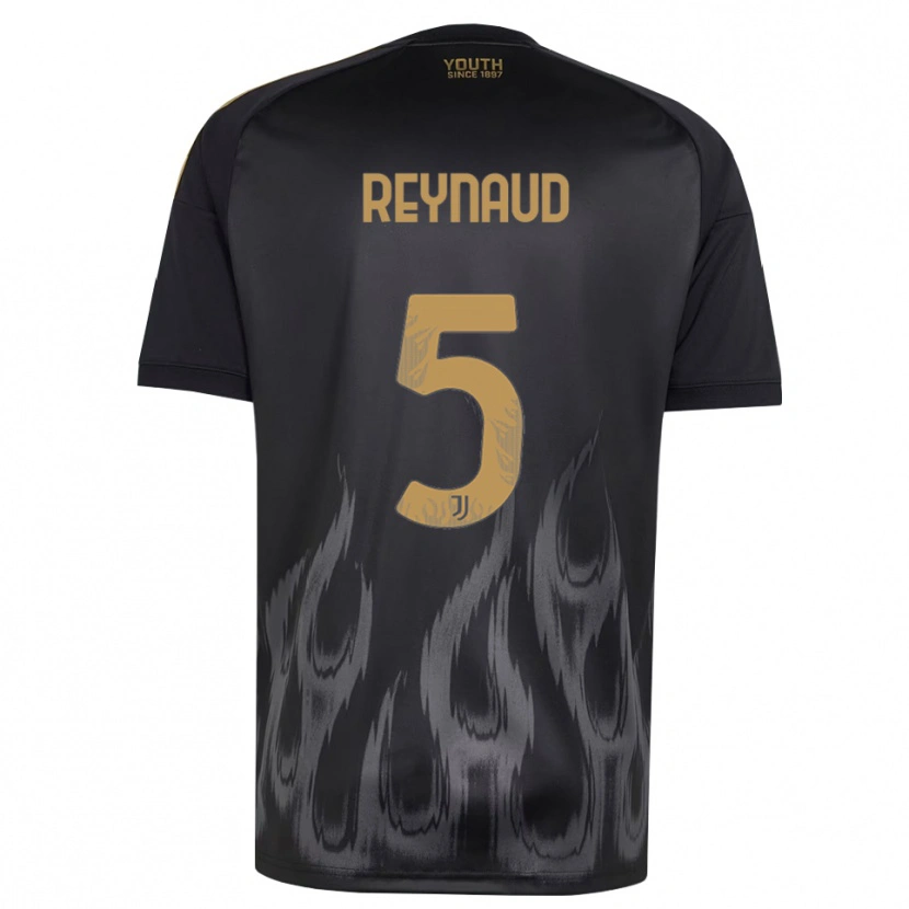 Danxen Hombre Camiseta Louis Reynaud #5 Negro Marrón Equipación Tercera 2026/27 La Camisa