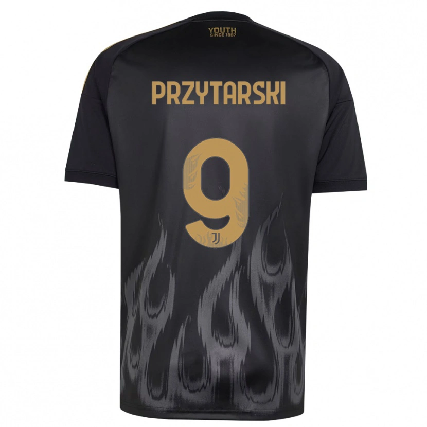 Danxen Hombre Camiseta Aleksander Przytarski #9 Negro Marrón Equipación Tercera 2026/27 La Camisa