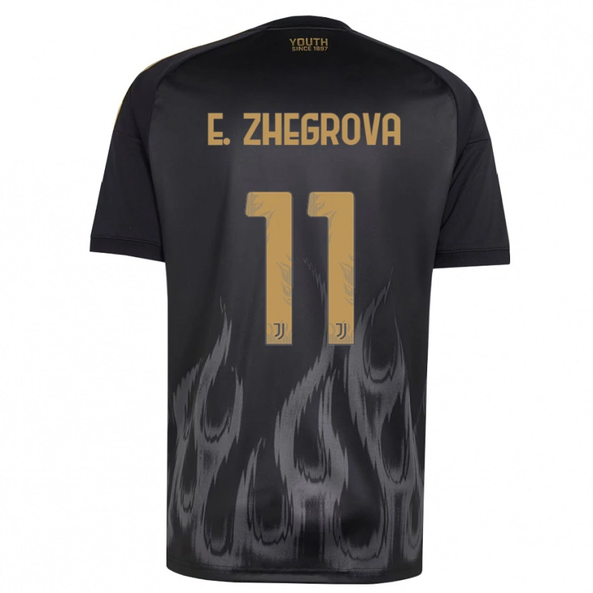 Danxen Hombre Camiseta Edon Zhegrova #11 Negro Marrón Equipación Tercera 2026/27 La Camisa