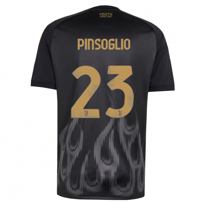 Danxen Hombre Camiseta Carlo Pinsoglio #23 Negro Marrón Equipación Tercera 2026/27 La Camisa