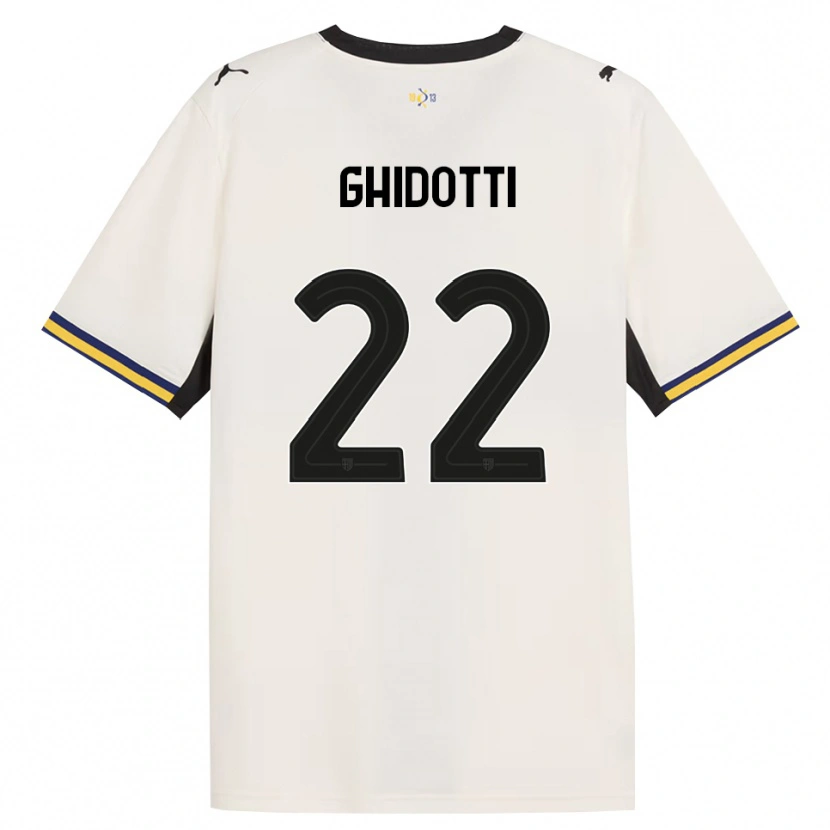 Danxen Hombre Camiseta Simone Ghidotti #22 Blanco Roto Negro Amarillo 1ª Equipación 2026/27 La Camisa