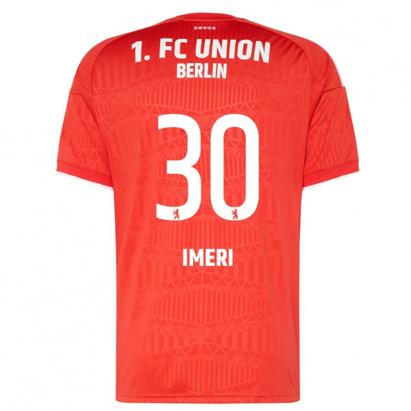 Danxen Hombre Camiseta Kastriot Imeri #30 Rojo Blanco 1ª Equipación 2026/27 La Camisa
