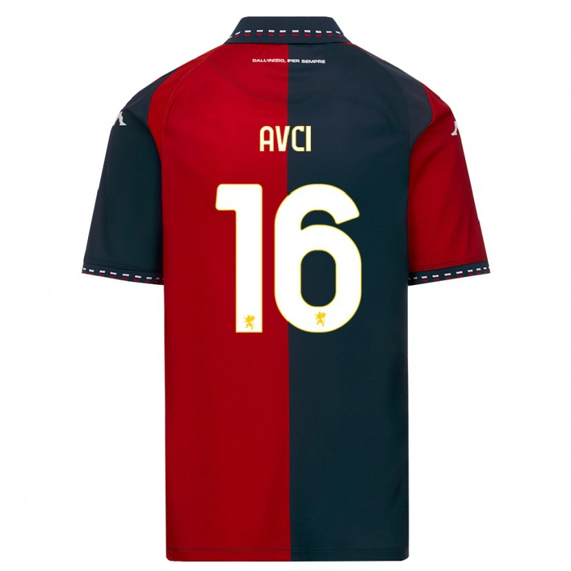 Danxen Mujer Camiseta Bora Avci #16 Rojo Negro Blanco 1ª Equipación 2026/27 La Camisa