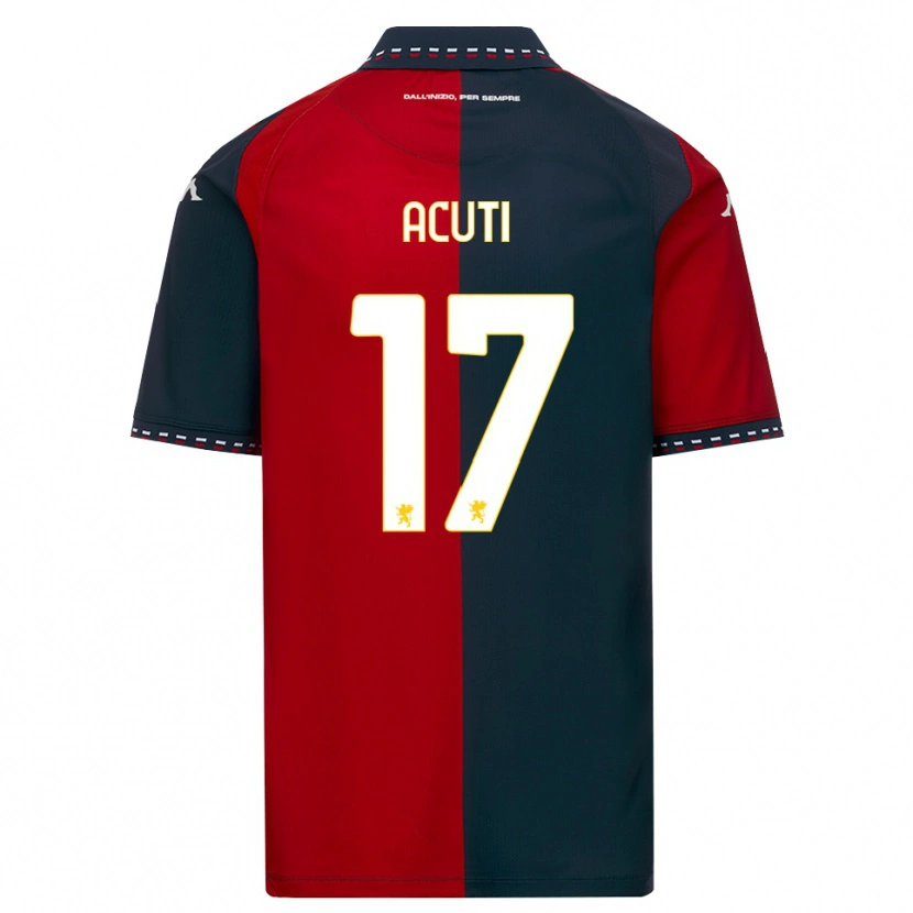 Danxen Mujer Camiseta Arianna Acuti #17 Rojo Negro Blanco 1ª Equipación 2026/27 La Camisa