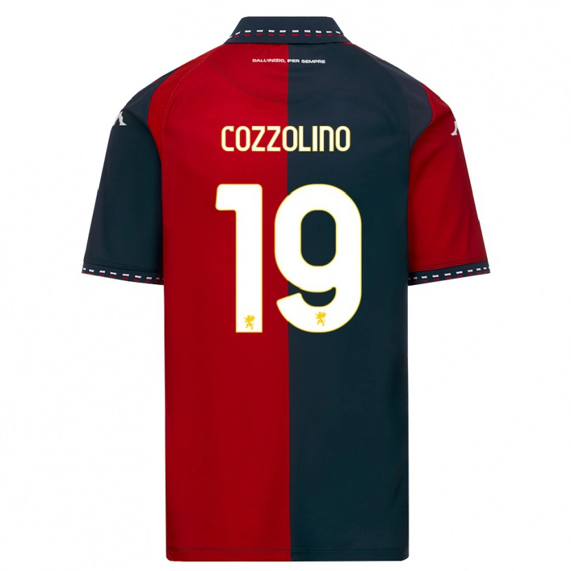 Danxen Mujer Camiseta Carmine Cozzolino #19 Rojo Negro Blanco 1ª Equipación 2026/27 La Camisa