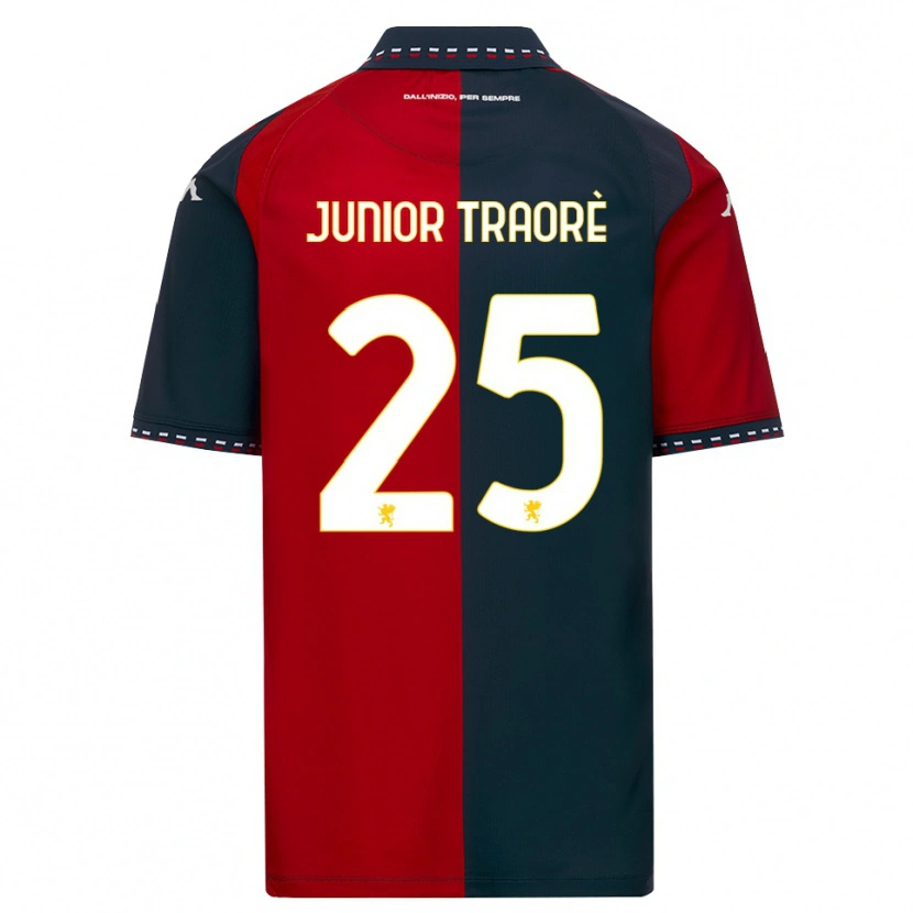 Danxen Mujer Camiseta Hamed Traoré #25 Rojo Negro Blanco 1ª Equipación 2026/27 La Camisa