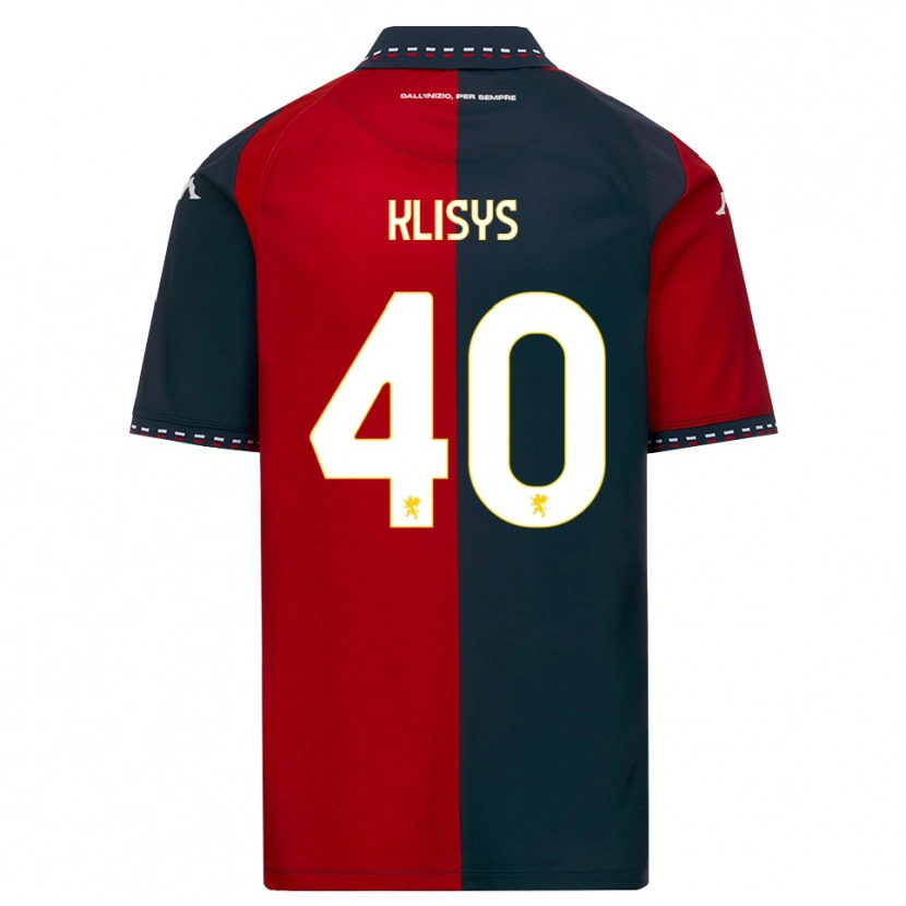 Danxen Mujer Camiseta Lukas Klišys #40 Rojo Negro Blanco 1ª Equipación 2026/27 La Camisa