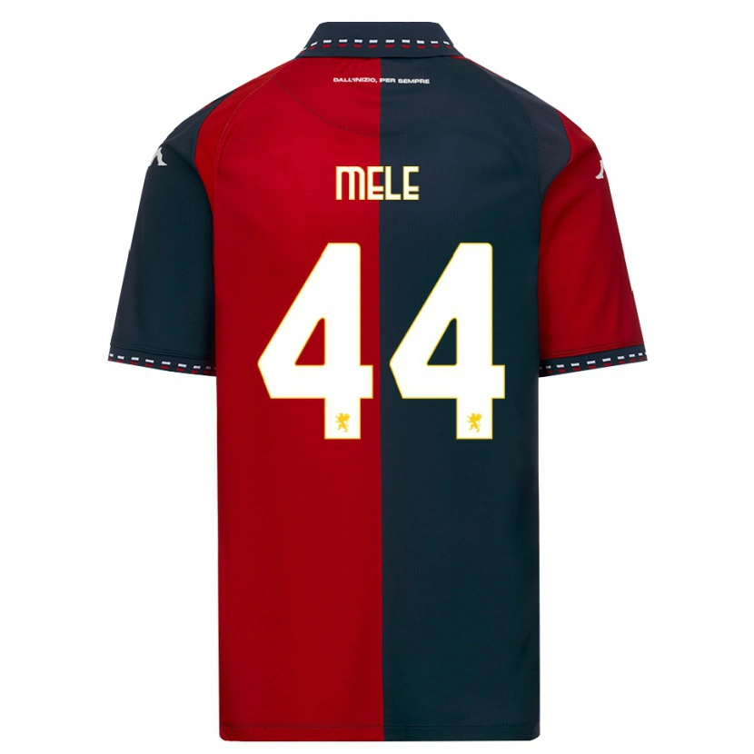 Danxen Mujer Camiseta Chiara Mele #44 Rojo Negro Blanco 1ª Equipación 2026/27 La Camisa