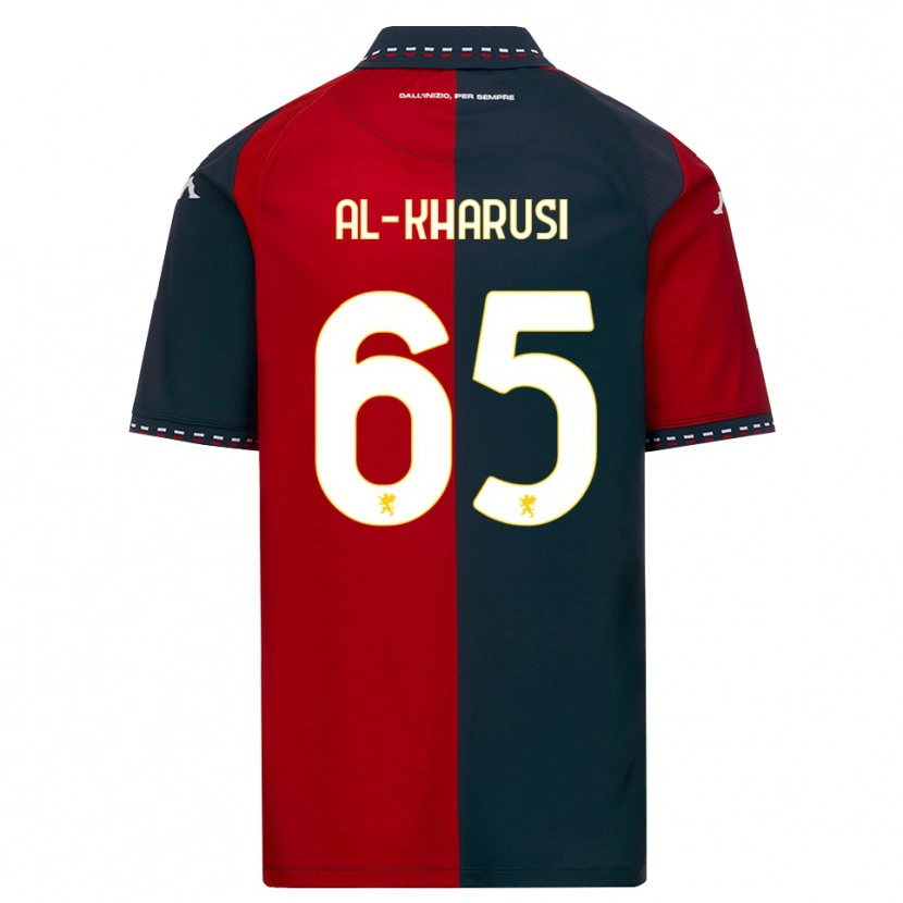 Danxen Mujer Camiseta Suhayb Al-Kharusi #65 Rojo Negro Blanco 1ª Equipación 2026/27 La Camisa
