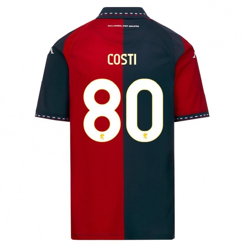 Danxen Mujer Camiseta Fabiana Costi #80 Rojo Negro Blanco 1ª Equipación 2026/27 La Camisa