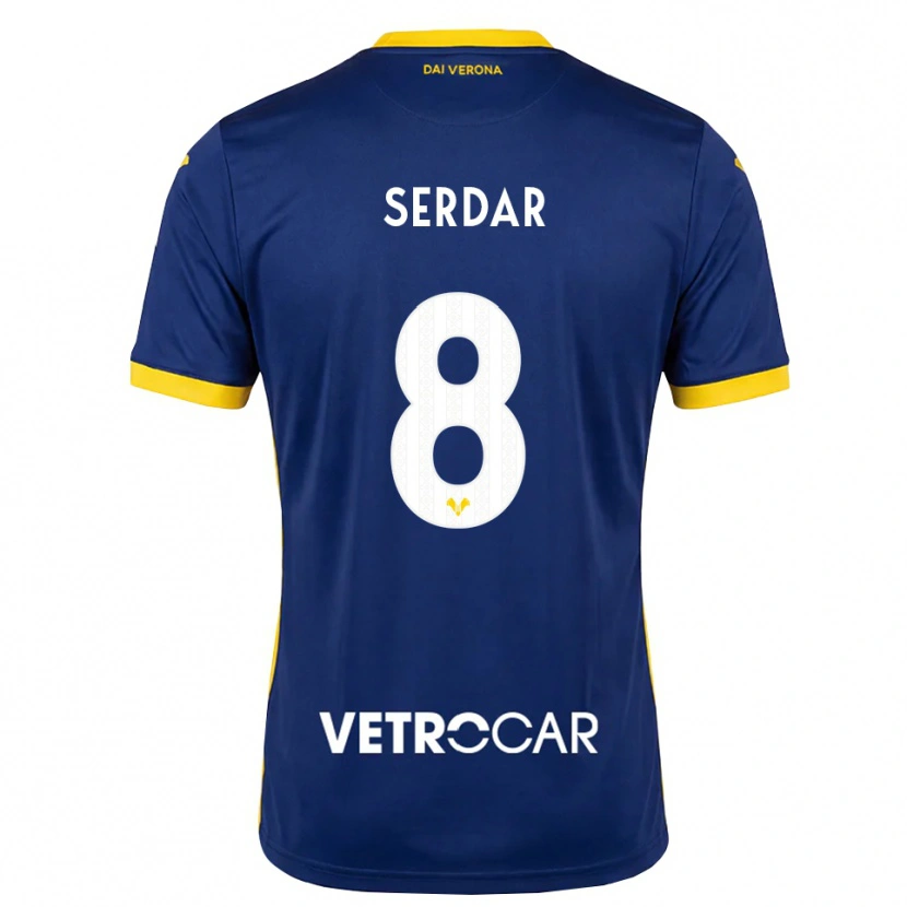 Danxen Mujer Camiseta Suat Serdar #8 Azul Real Amarillo Blanco 1ª Equipación 2026/27 La Camisa