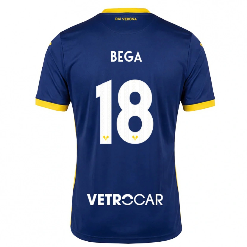 Danxen Mujer Camiseta Leorat Bega #18 Azul Real Amarillo Blanco 1ª Equipación 2026/27 La Camisa
