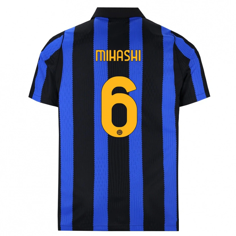 Danxen Mujer Camiseta Mana Mihashi #6 Negro Azul Amarillo 1ª Equipación 2026/27 La Camisa