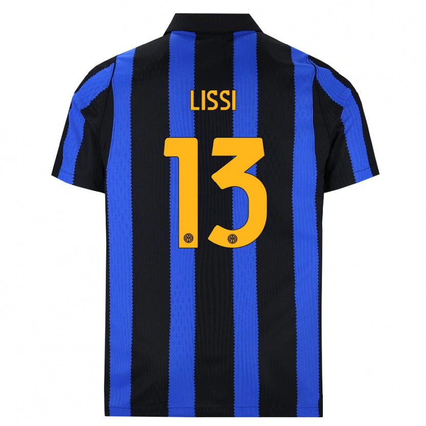Danxen Mujer Camiseta Thomas Lissi #13 Negro Azul Amarillo 1ª Equipación 2026/27 La Camisa