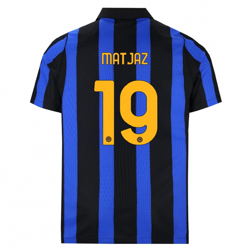 Danxen Mujer Camiseta Samo Matjaz #19 Negro Azul Amarillo 1ª Equipación 2026/27 La Camisa