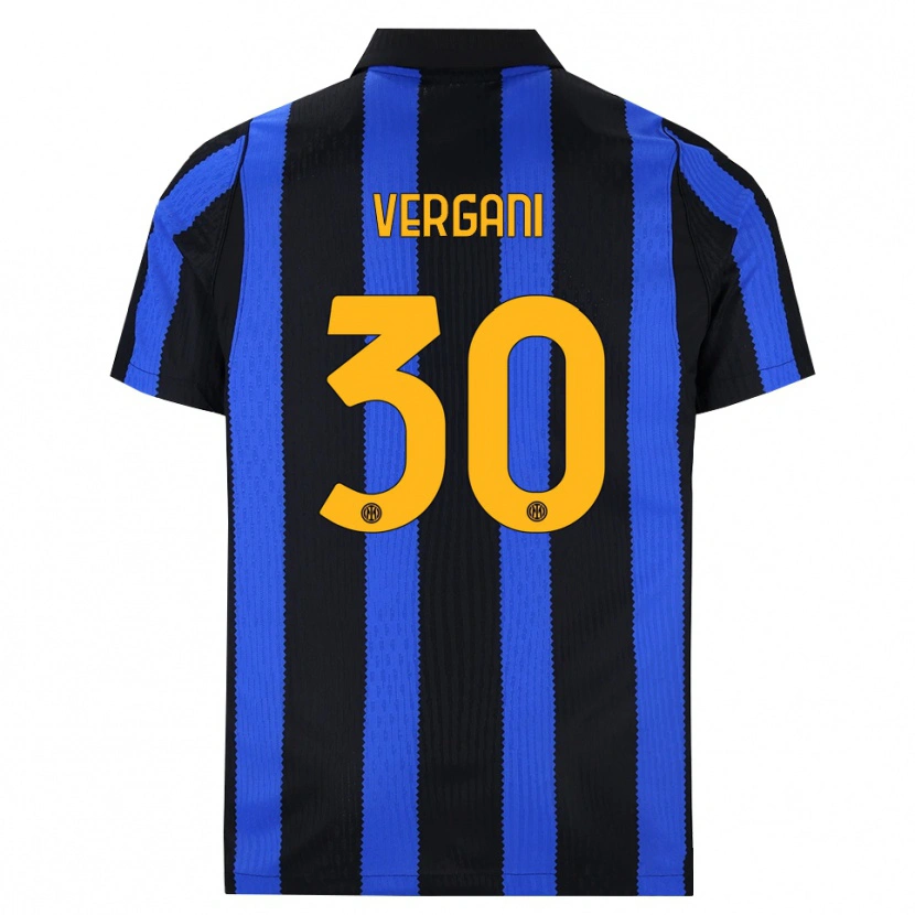 Danxen Mujer Camiseta Bianca Vergani #30 Negro Azul Amarillo 1ª Equipación 2026/27 La Camisa