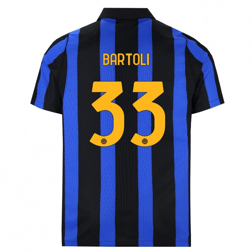 Danxen Mujer Camiseta Elisa Bartoli #33 Negro Azul Amarillo 1ª Equipación 2026/27 La Camisa