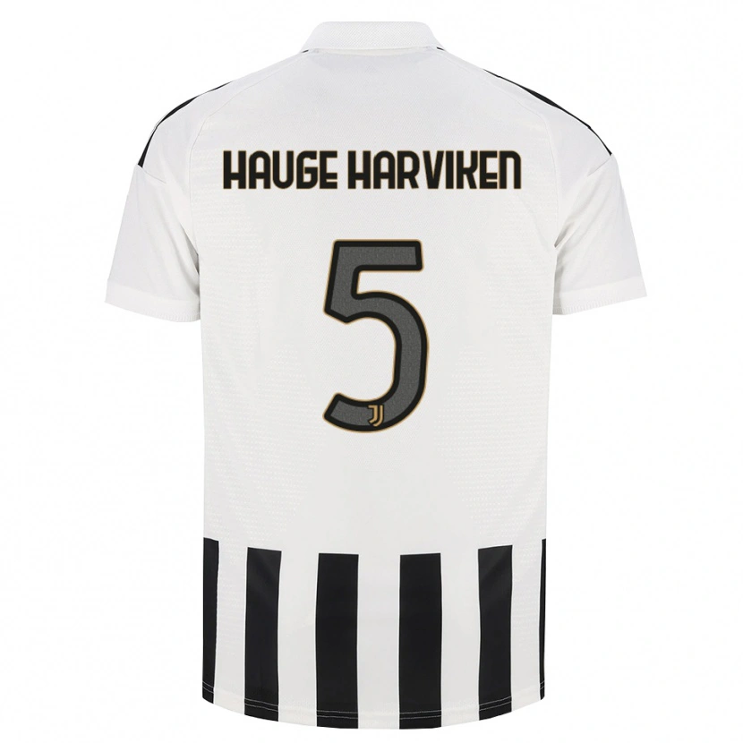 Danxen Mujer Camiseta Mathilde Hauge Harviken #5 Negro Blanco Marrón 1ª Equipación 2026/27 La Camisa