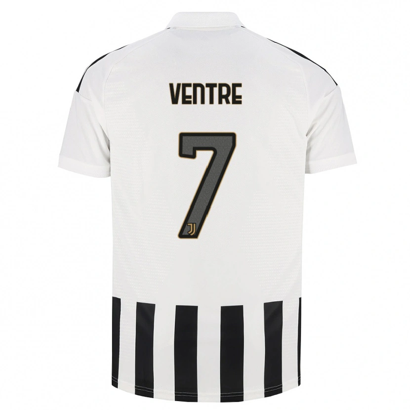 Danxen Mujer Camiseta Alessandro Ventre #7 Negro Blanco Marrón 1ª Equipación 2026/27 La Camisa