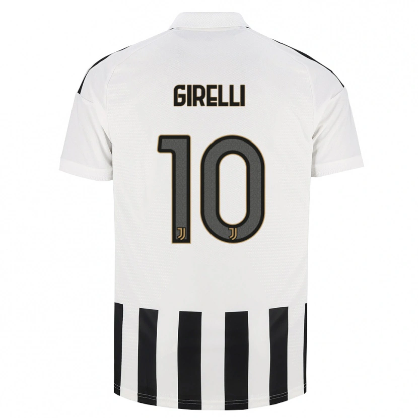 Danxen Mujer Camiseta Cristiana Girelli #10 Negro Blanco Marrón 1ª Equipación 2026/27 La Camisa