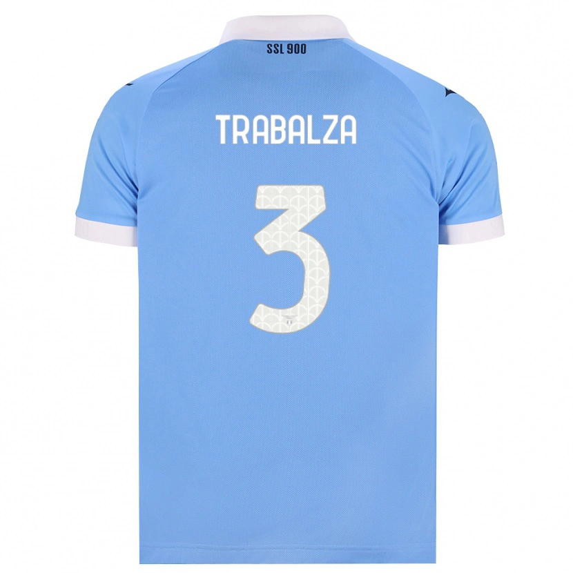 Danxen Mujer Camiseta Alessandro Trabalza #3 Azul Cielo Negro Blanco 1ª Equipación 2026/27 La Camisa