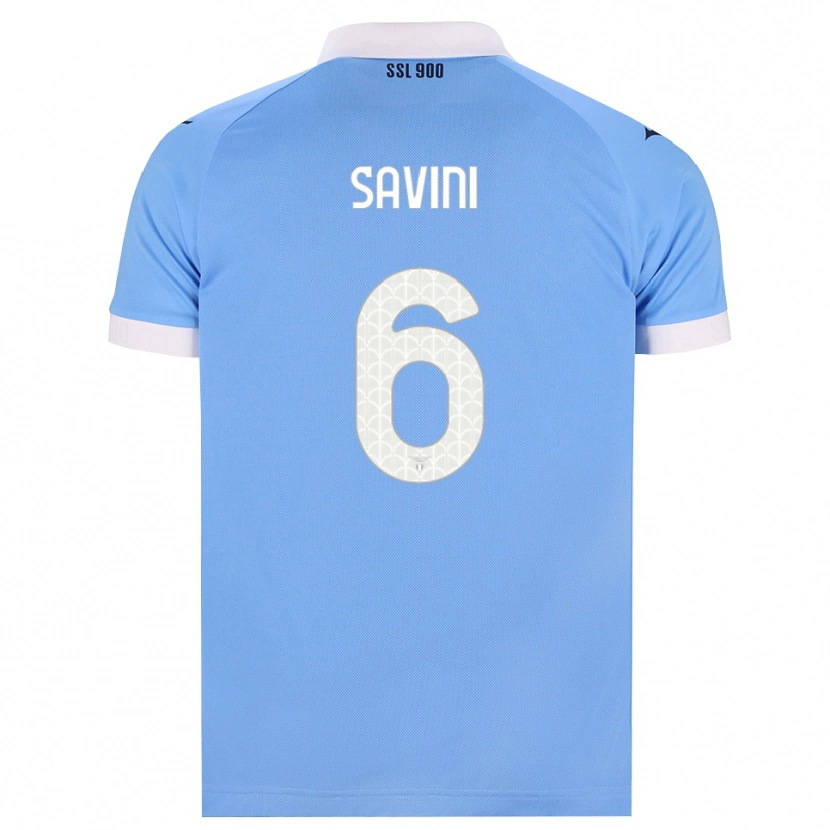 Danxen Mujer Camiseta Federica Savini #6 Azul Cielo Negro Blanco 1ª Equipación 2026/27 La Camisa