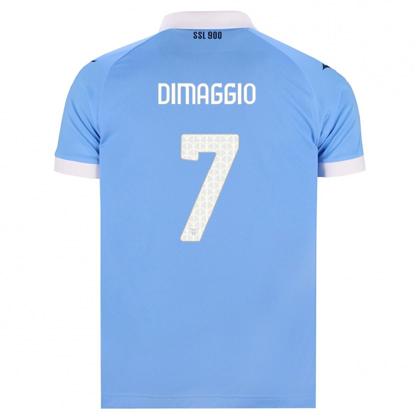 Danxen Mujer Camiseta Cosimo Dimaggio #7 Azul Cielo Negro Blanco 1ª Equipación 2026/27 La Camisa
