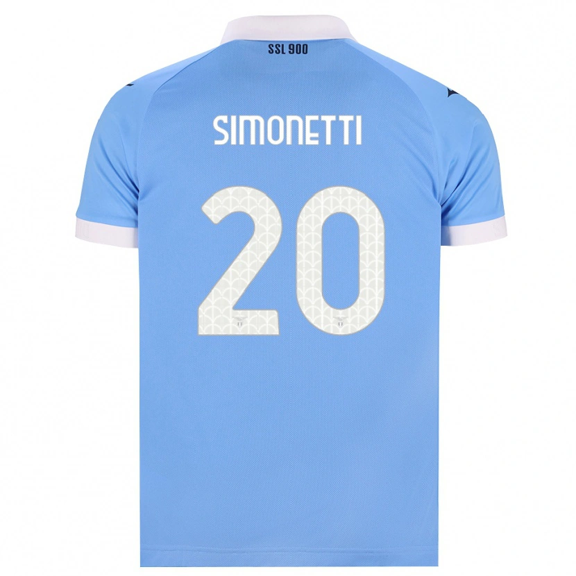 Danxen Mujer Camiseta Flaminia Simonetti #20 Azul Cielo Negro Blanco 1ª Equipación 2026/27 La Camisa