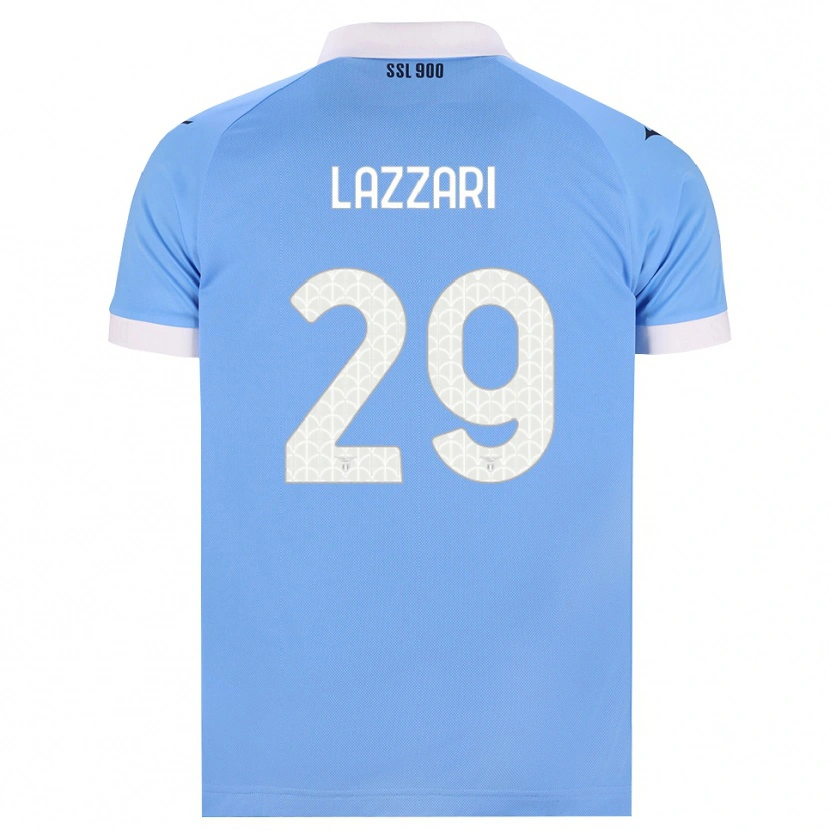 Danxen Mujer Camiseta Manuel Lazzari #29 Azul Cielo Negro Blanco 1ª Equipación 2026/27 La Camisa