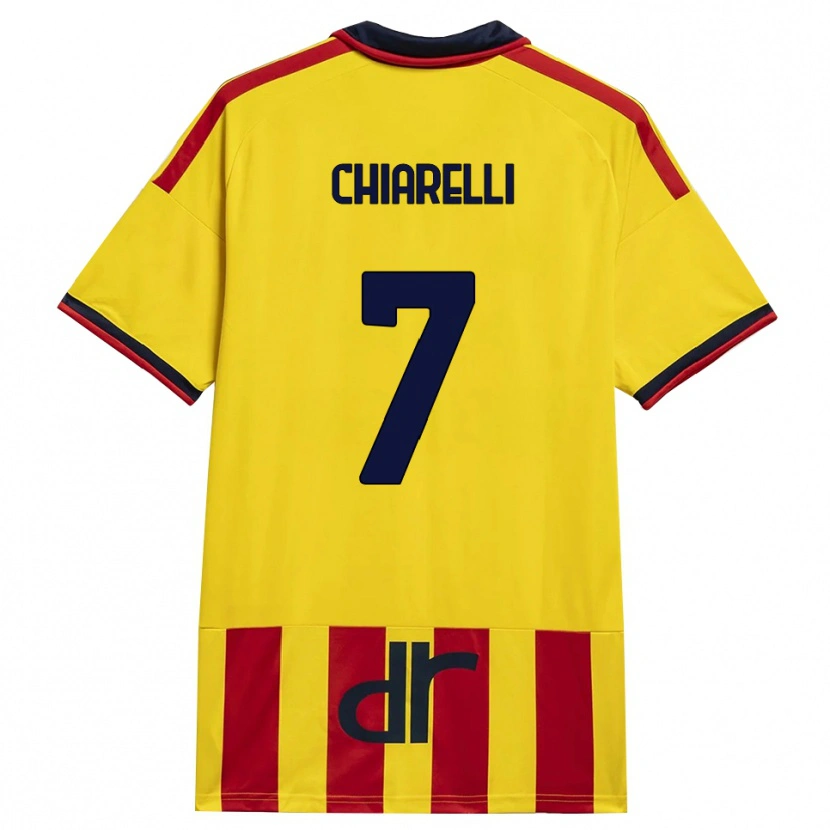 Danxen Mujer Camiseta Donato Chiarelli #7 Amarillo Rojo 1ª Equipación 2026/27 La Camisa