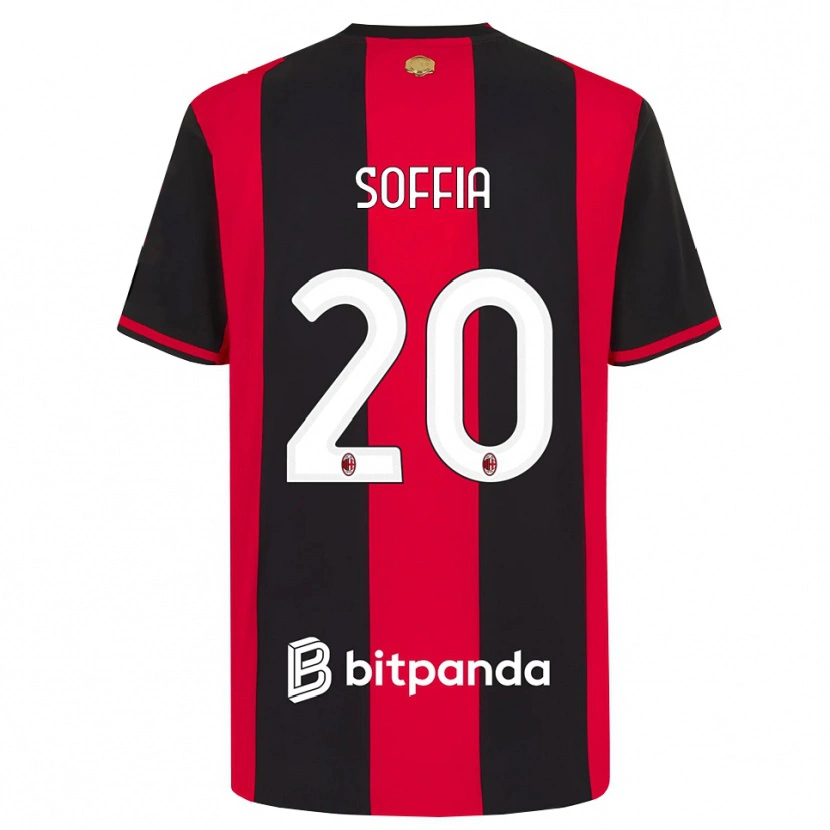 Danxen Mujer Camiseta Angelica Soffia #20 Rojo Negro Blanco 1ª Equipación 2026/27 La Camisa
