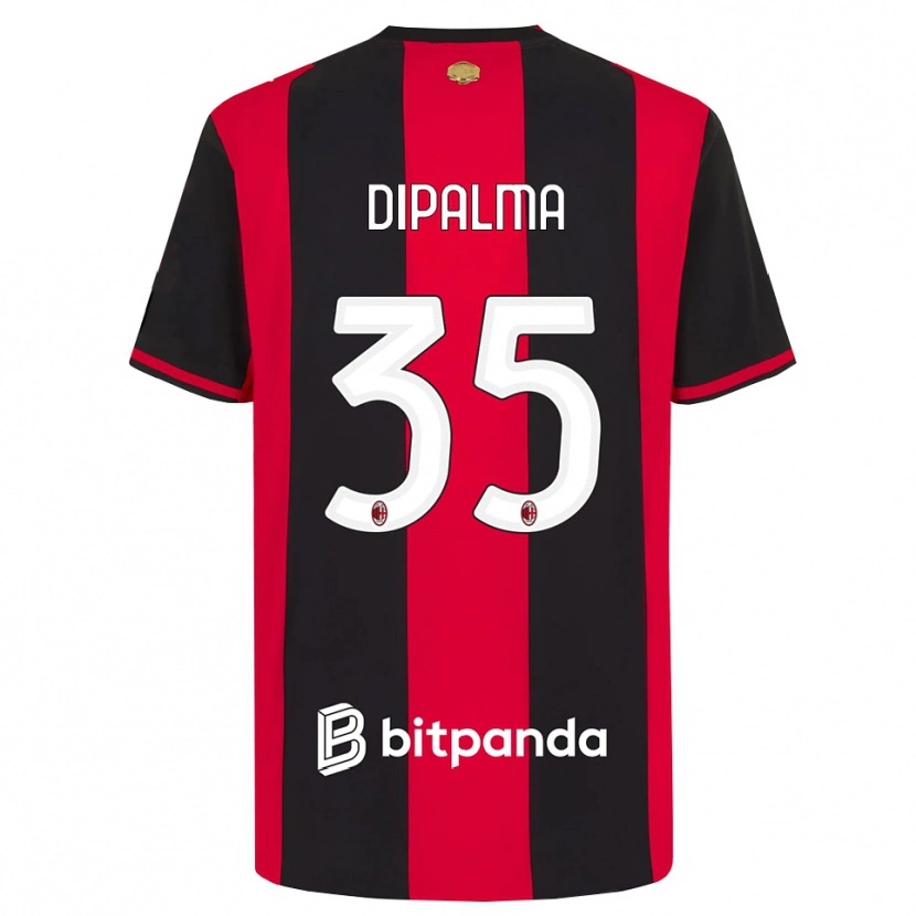 Danxen Mujer Camiseta Matteo Dipalma #35 Rojo Negro Blanco 1ª Equipación 2026/27 La Camisa