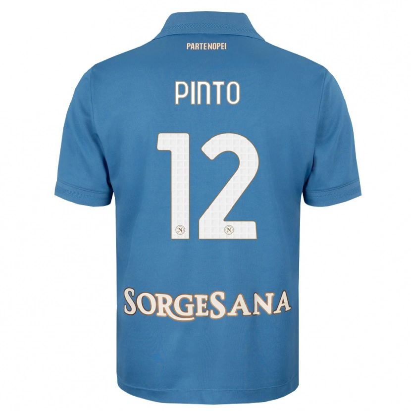 Danxen Mujer Camiseta Ciro Pinto #12 Azul Neblina Blanco 1ª Equipación 2026/27 La Camisa