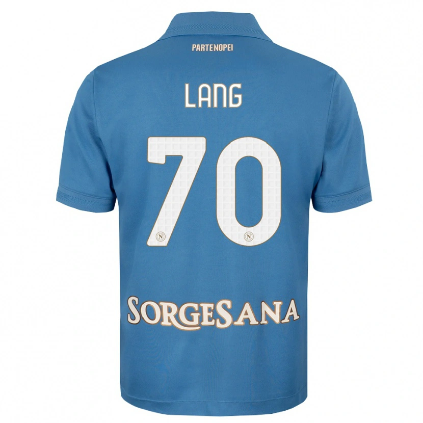 Danxen Mujer Camiseta Noa Lang #70 Azul Neblina Blanco 1ª Equipación 2026/27 La Camisa