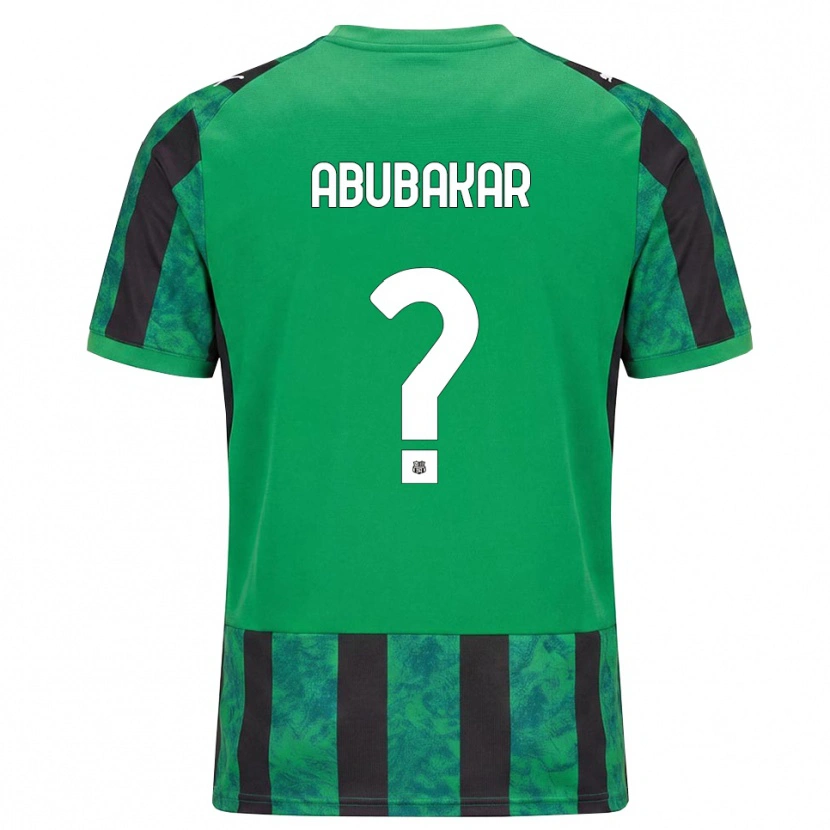 Danxen Mujer Camiseta Salim Abubakar #0 Verde Negro Blanco 1ª Equipación 2026/27 La Camisa