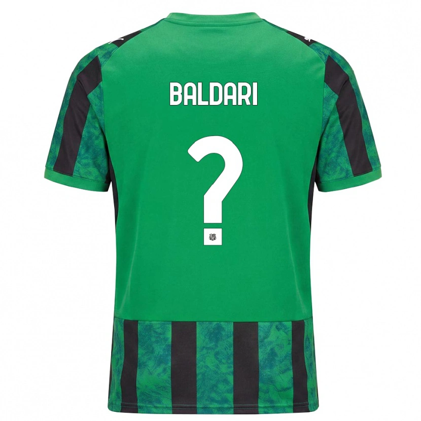 Danxen Mujer Camiseta Luca Baldari #0 Verde Negro Blanco 1ª Equipación 2026/27 La Camisa