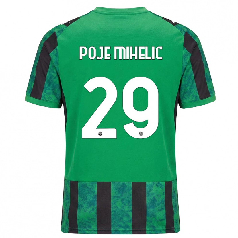 Danxen Mujer Camiseta Naja Poje Mihelič #29 Verde Negro Blanco 1ª Equipación 2026/27 La Camisa
