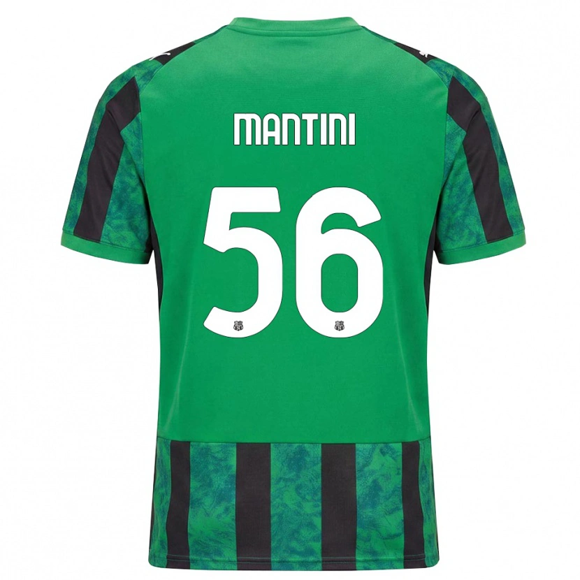 Danxen Mujer Camiseta Raffaele Mantini #56 Verde Negro Blanco 1ª Equipación 2026/27 La Camisa