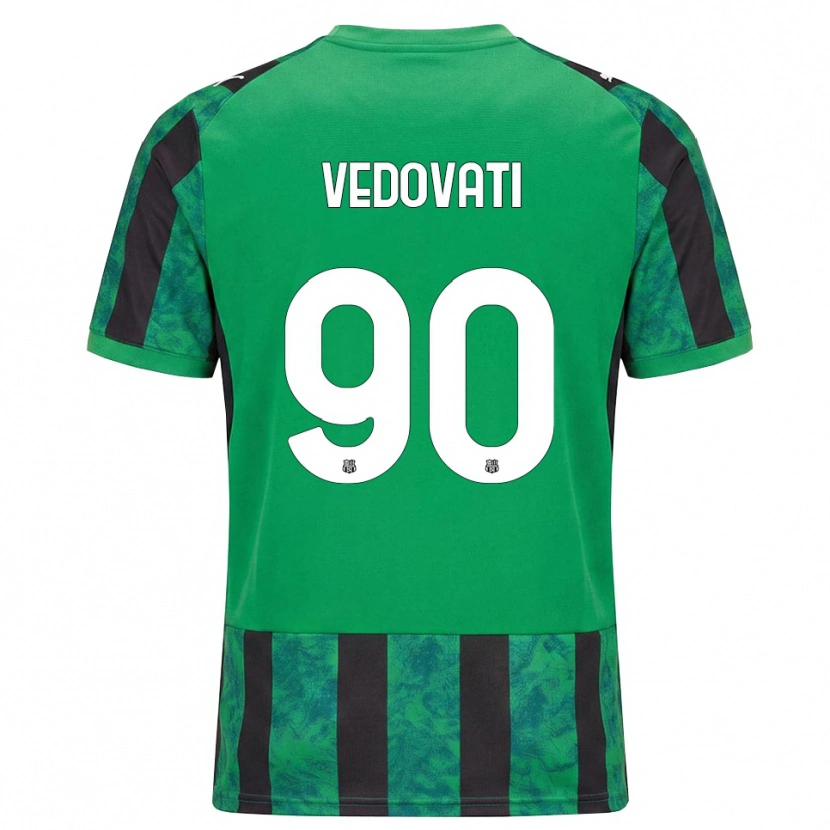 Danxen Mujer Camiseta Gabriele Vedovati #90 Verde Negro Blanco 1ª Equipación 2026/27 La Camisa