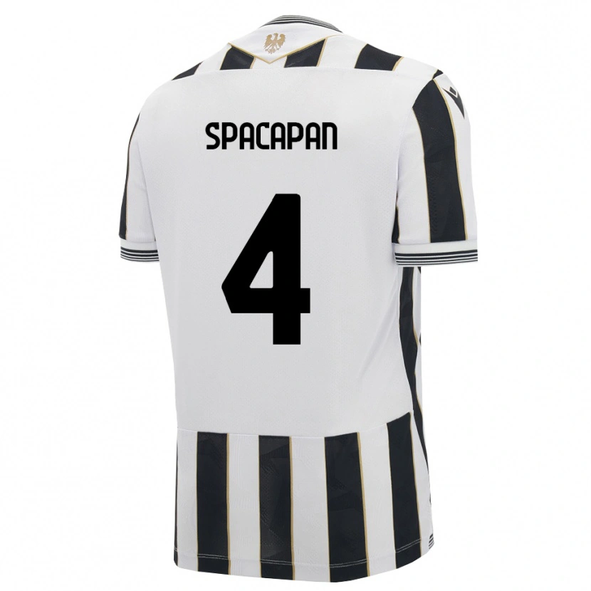 Danxen Mujer Camiseta Luka Spacapan #4 Negro Blanco Rosa 1ª Equipación 2026/27 La Camisa