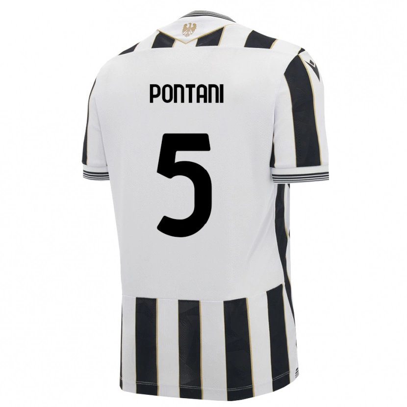 Danxen Mujer Camiseta Leonardo Pontani #5 Negro Blanco Rosa 1ª Equipación 2026/27 La Camisa