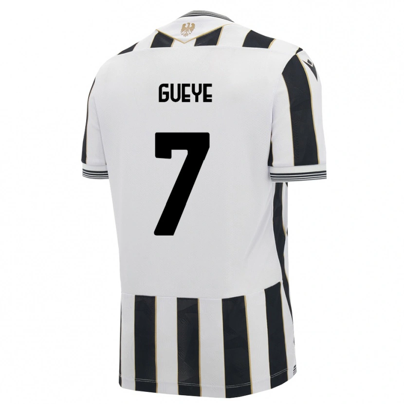 Danxen Mujer Camiseta Idrissa Gueye #7 Negro Blanco Rosa 1ª Equipación 2026/27 La Camisa